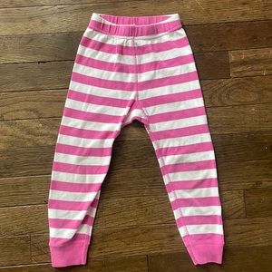 Hanna Andersson Pink striped pajamas bottoms